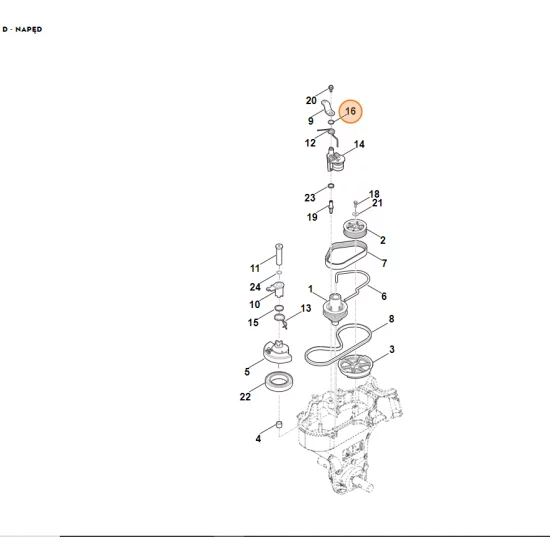 STIHL Glebogryzarka MH445.0  Pierścień uszczelniający 17,5x2,7 6241 992 5531